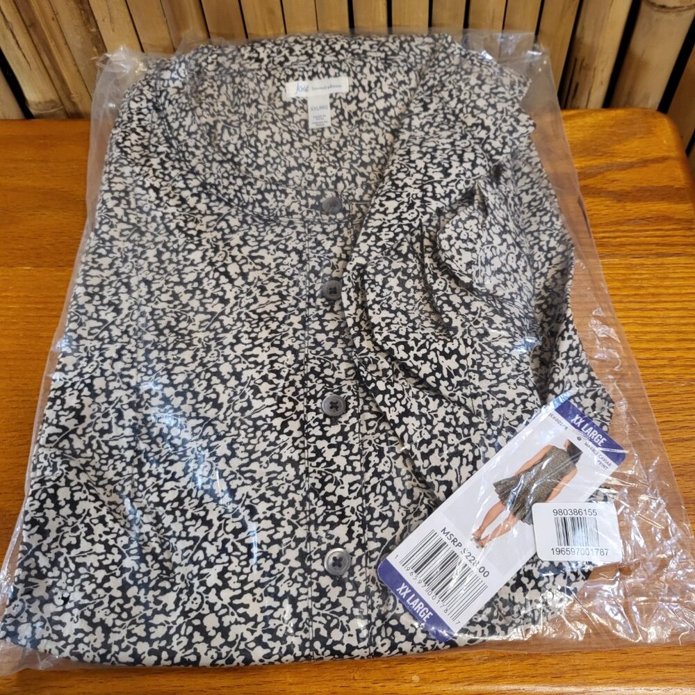 Joie Limited Edition Marble Caviar Print Sleeveless Tiered Mini Dress XXL NEW - Picture 4 of 5